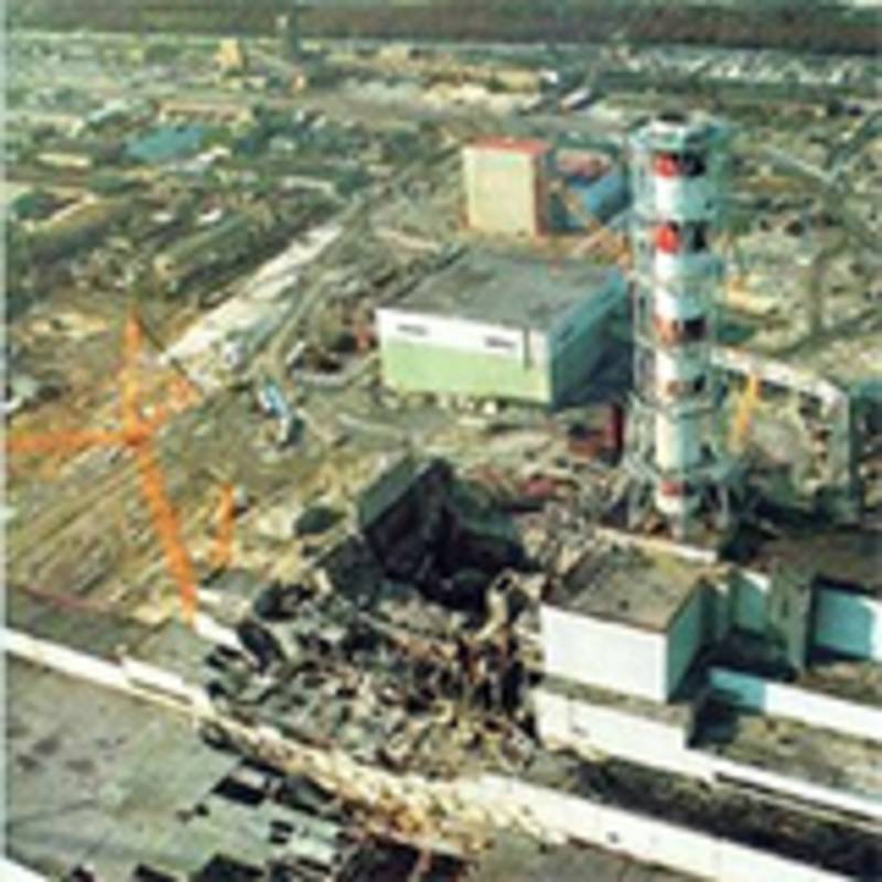 Planta nuclear de Chernóbil. Imagen: IPPNW
