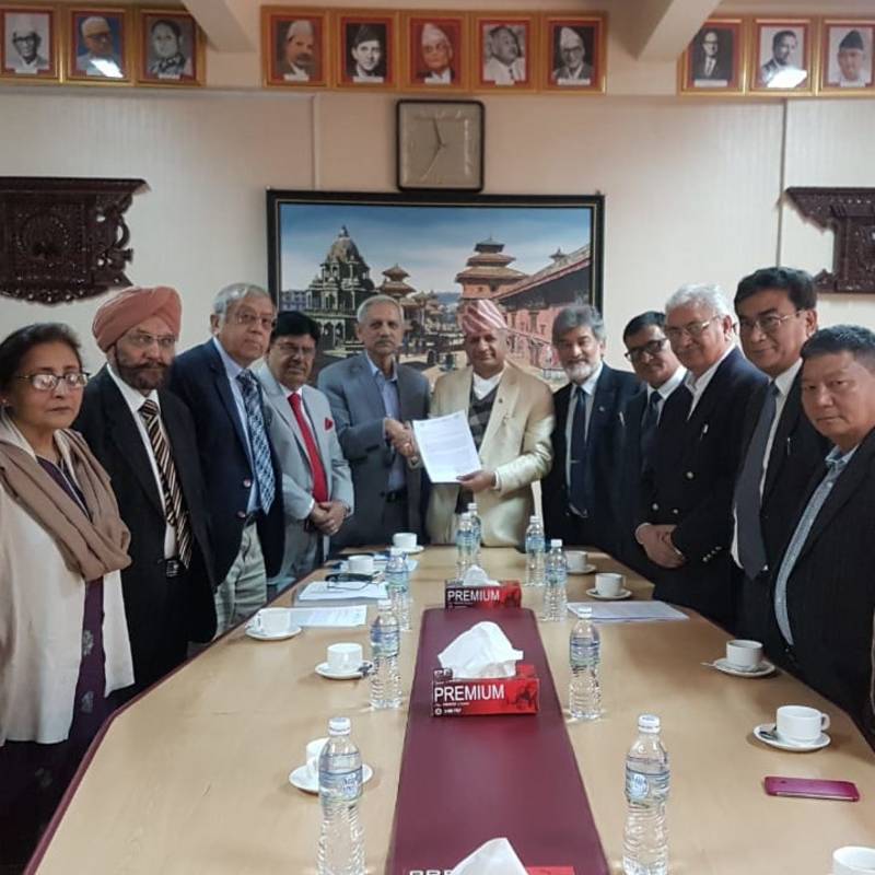 Meeting of IPPNW-Delegation and Foreign Ministers at Kathmandu